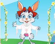 nyuszis - Madison rabbit in wedding dress up