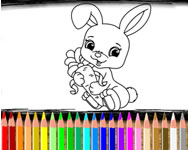 nyuszis - Rabbit coloring book HTML5
