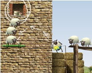 Shaun the sheep sheep stack nyuszis HTML5 jtk